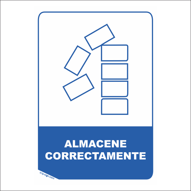 ALMACENE CORRECTAMENTE