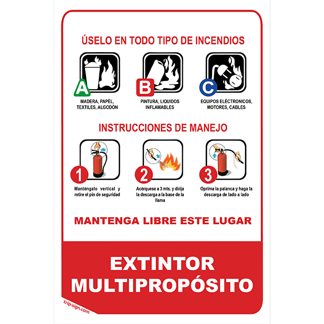 EXTINTOR MULTIPROPOSITO