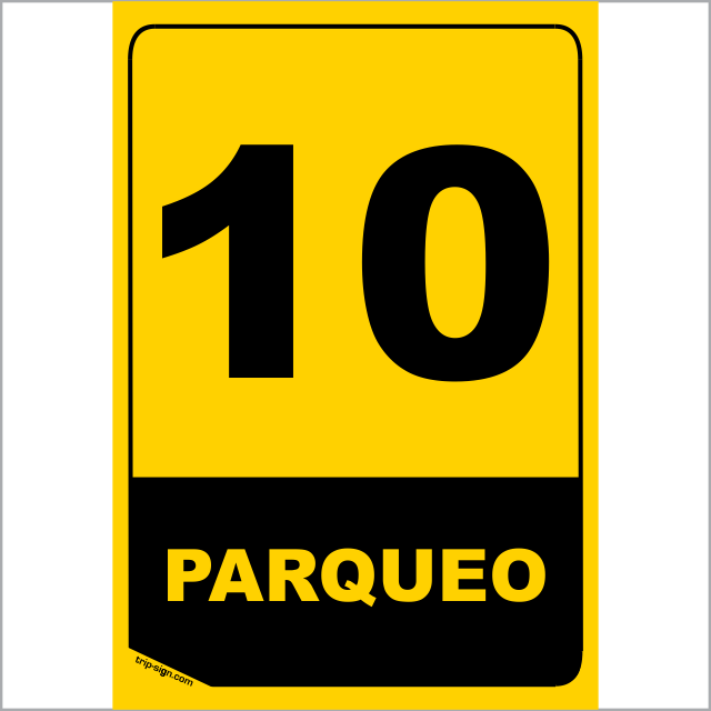 NUMERO PARQUEADERO 10