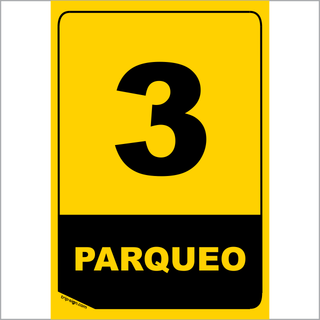 NUMERO PARQUEADERO 3