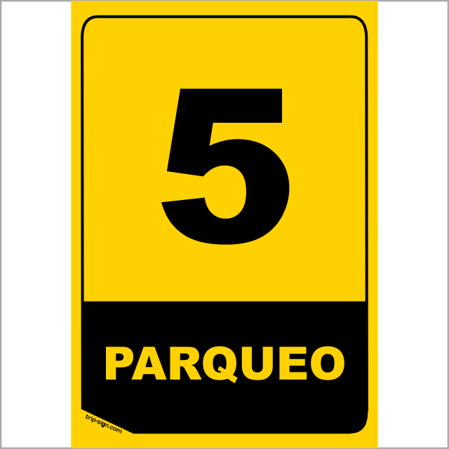 NUMERO PARQUEADERO 5