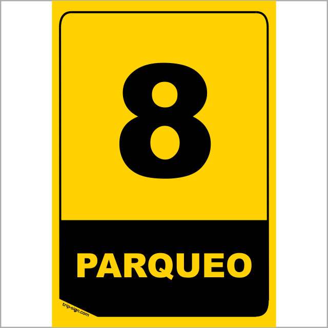 NUMERO PARQUEADERO 8